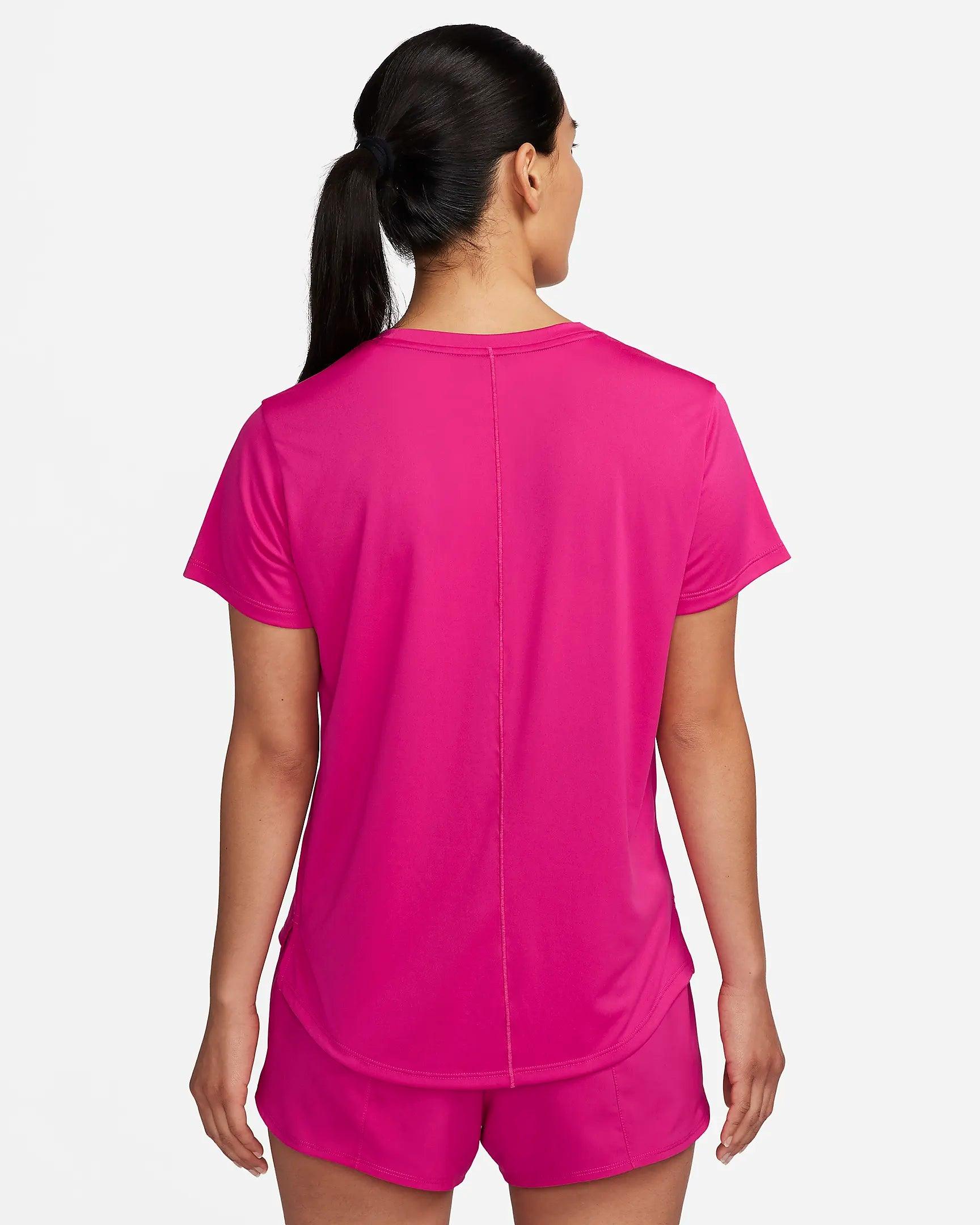 Nike Dri-FIT Swoosh SS Women's - Fireberry - The Sweat Shop