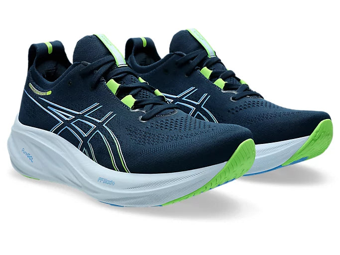 Asics Gel-Nimbus 26 Men's - French Blue/Electric Lime