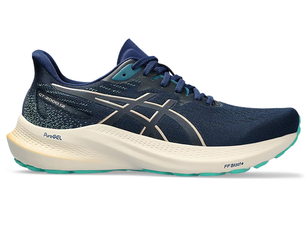 Asics GT-2000 12 Women's - Blue Expanse/Champagne