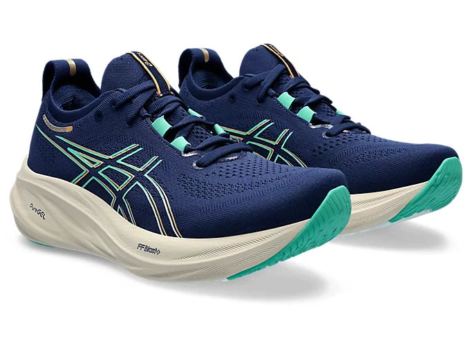 Asics Gel-Nimbus 26 Women's - Blue Expanse/Aurora Green