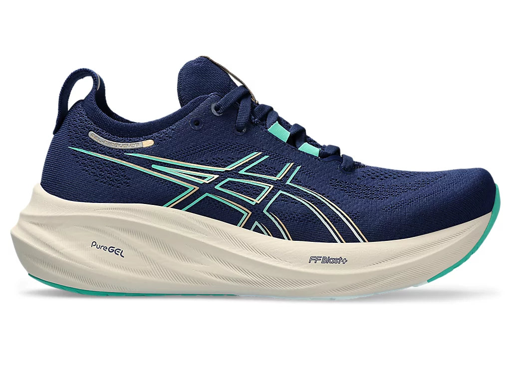 Asics Gel-Nimbus 26 Women's - Blue Expanse/Aurora Green