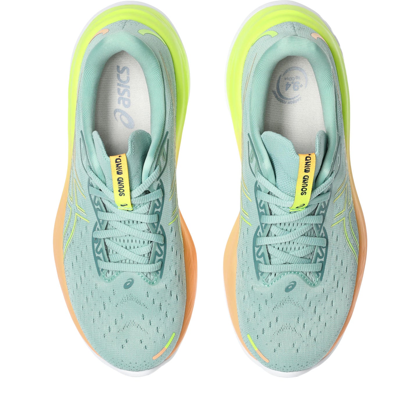 Asics Gel-Cumulus 26 Women's Paris - Light Celadon/Safety Yellow
