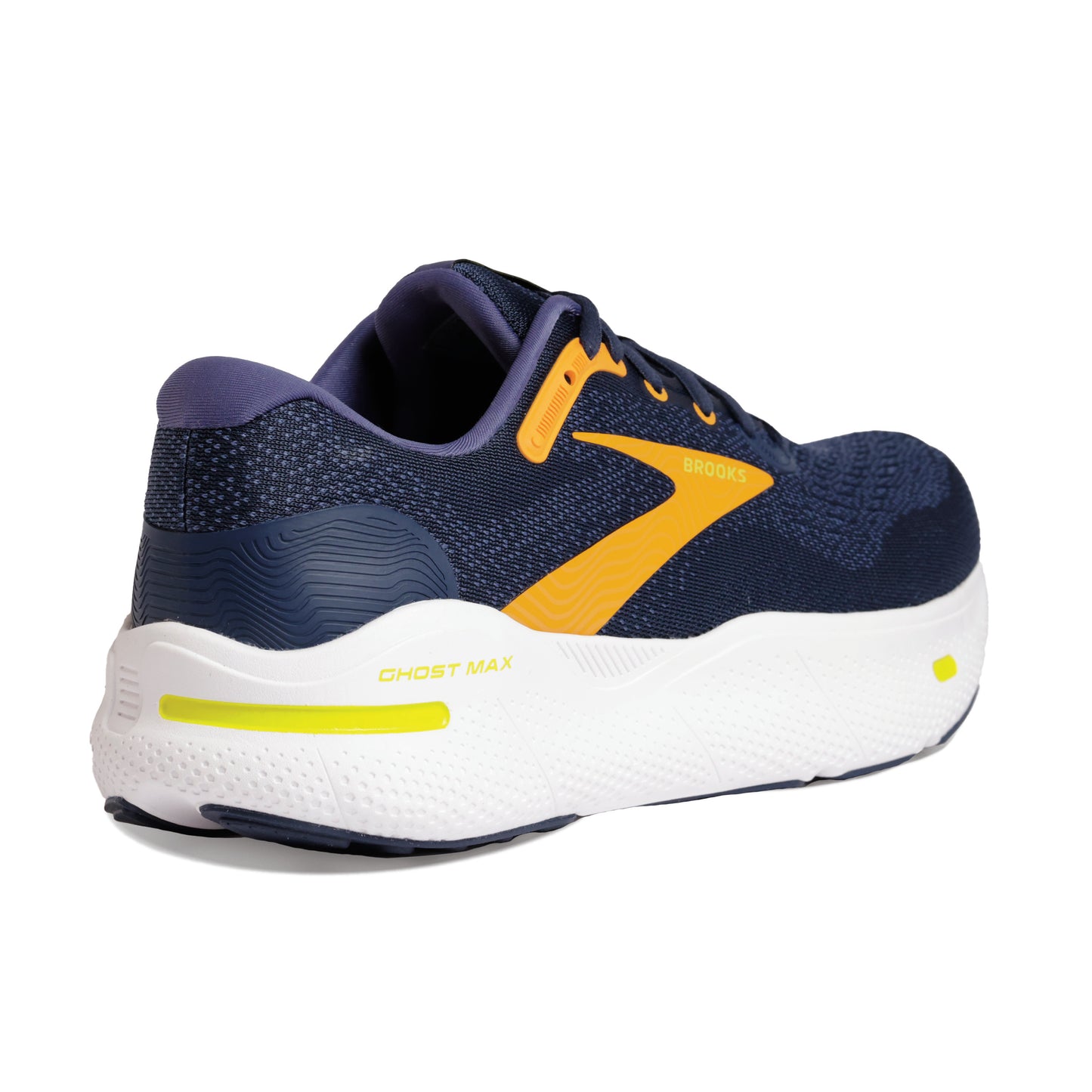 Brooks Ghost Max Men's- Crown Blue/Black Iris/Marigold