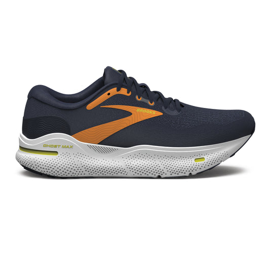 Brooks Ghost Max Men's- Crown Blue/Black Iris/Marigold