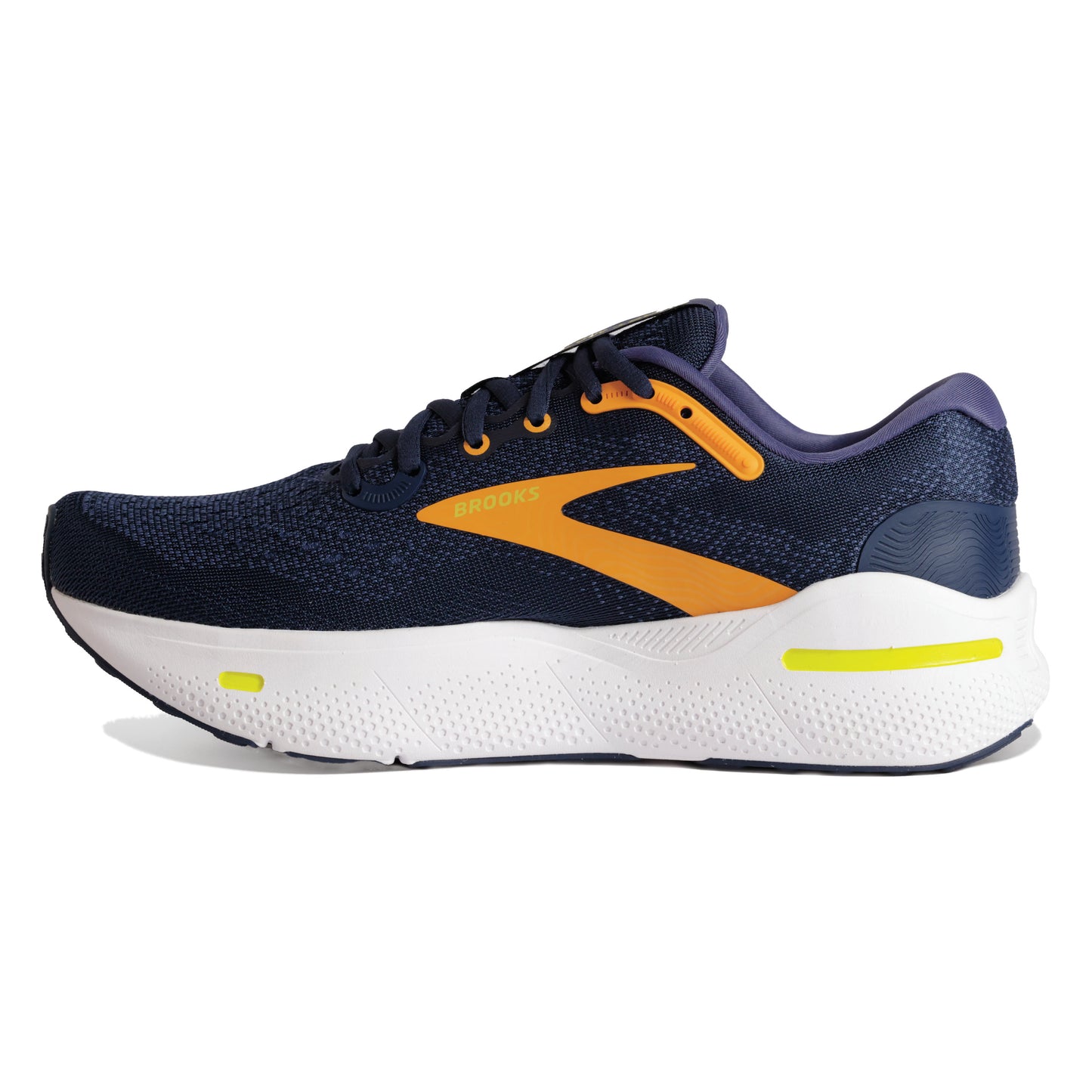 Brooks Ghost Max Men's- Crown Blue/Black Iris/Marigold