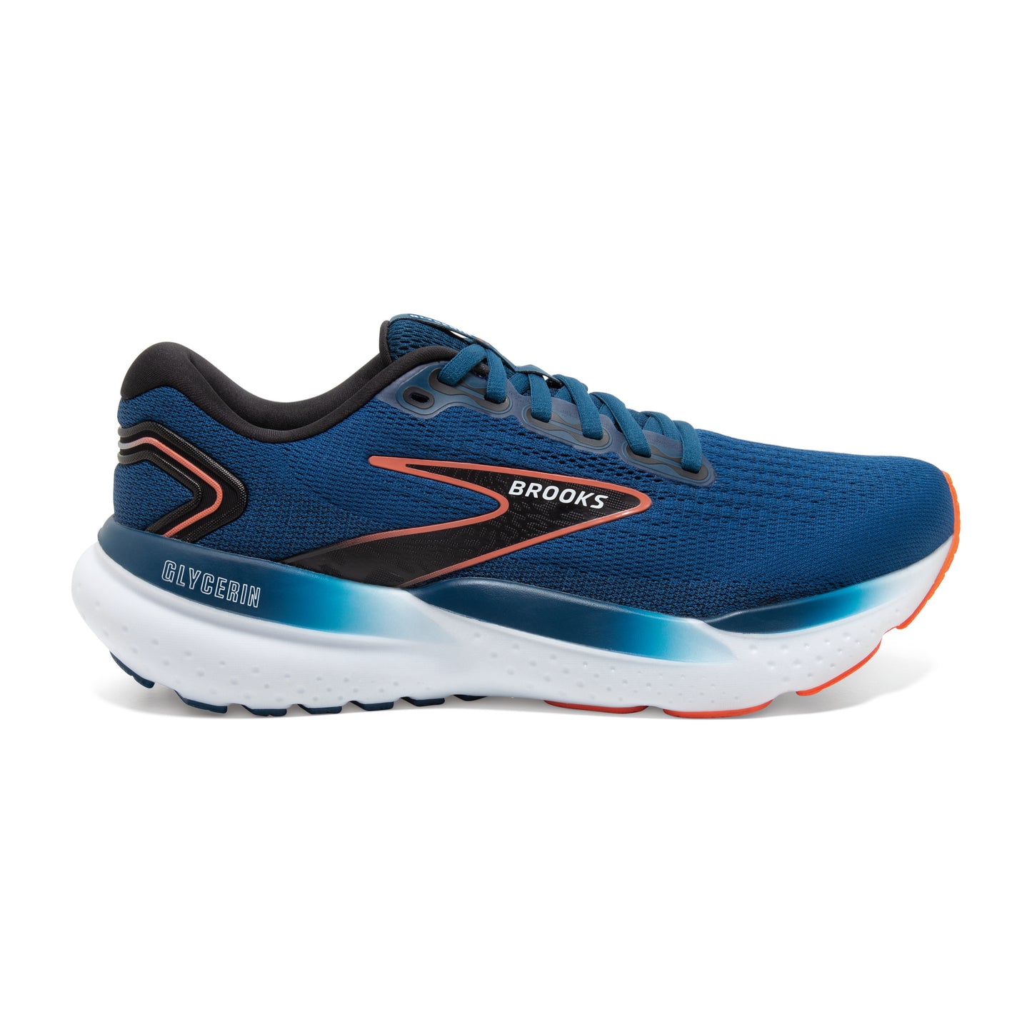 Brooks Glycerin 21 Men's - Blue Opal/Black/Nasturtium