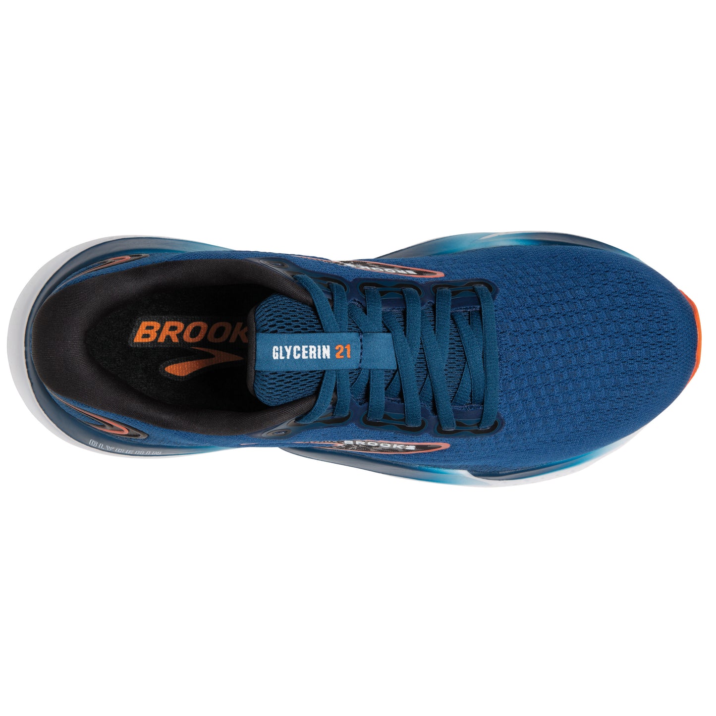 Brooks Glycerin 21 Men's - Blue Opal/Black/Nasturtium