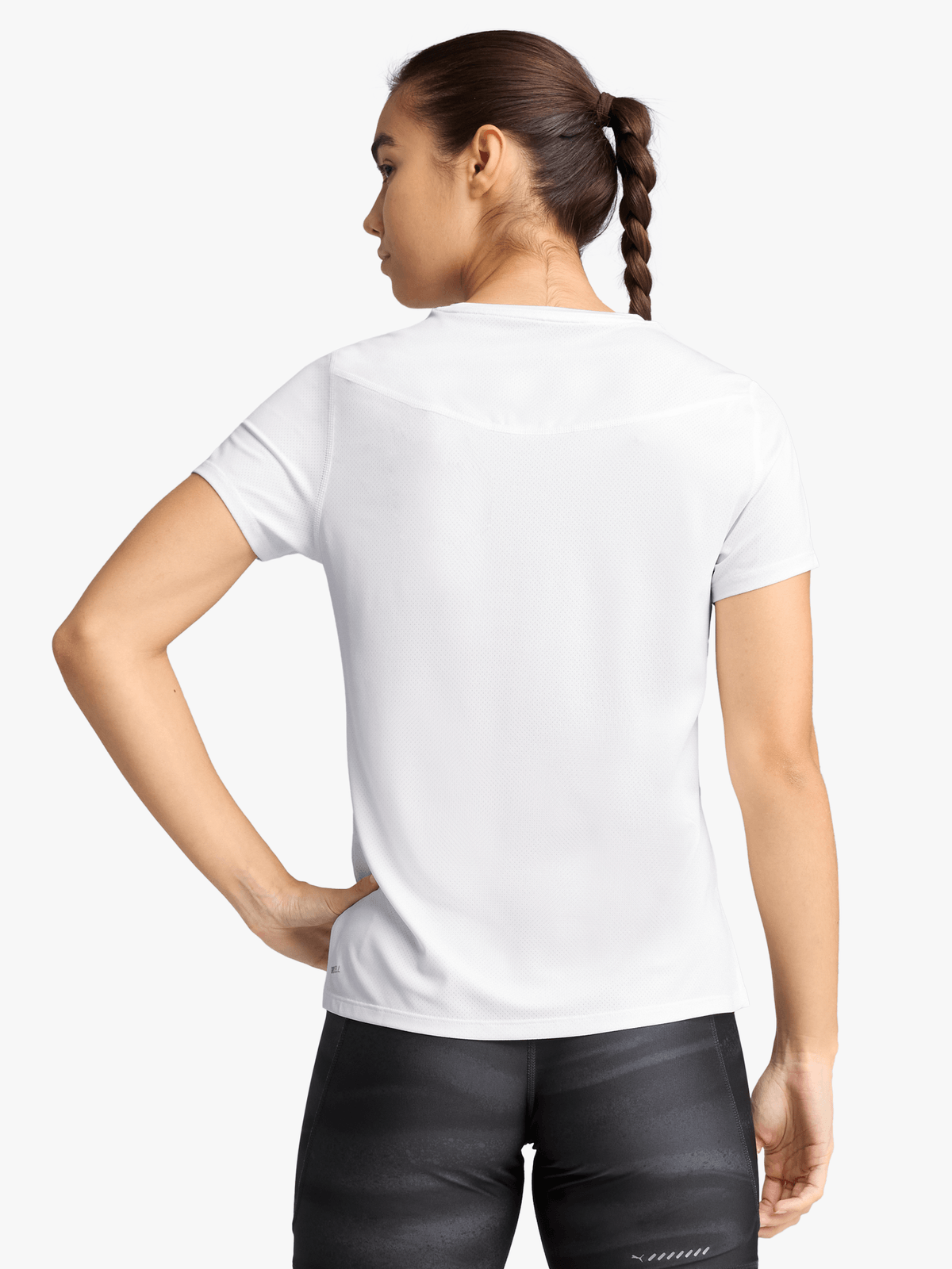 Puma Mesh Running Graphic Tee Women's - White
