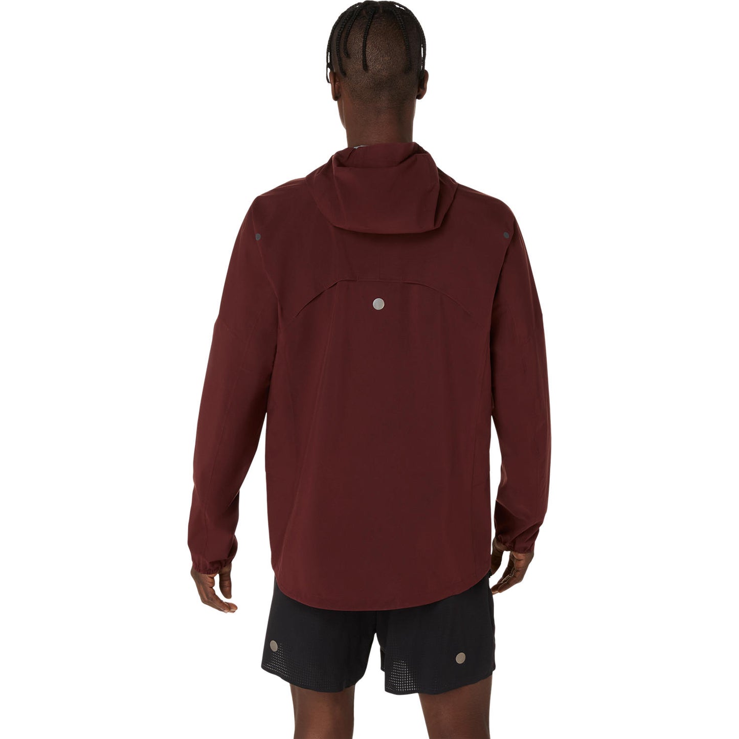 Asics Metarun Waterproof Jacket Men's -Dark Red Planet