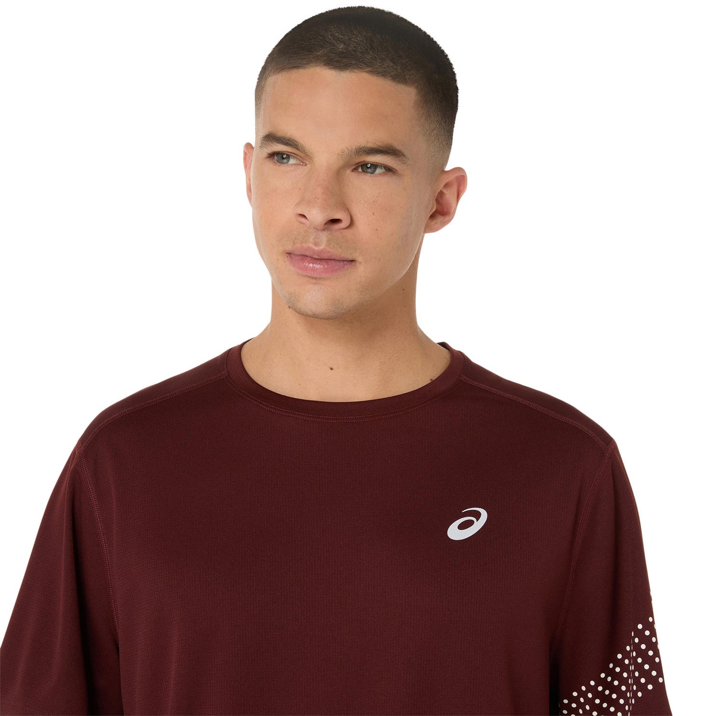 Asics Icon SS Top Men's - Dark Red Planet