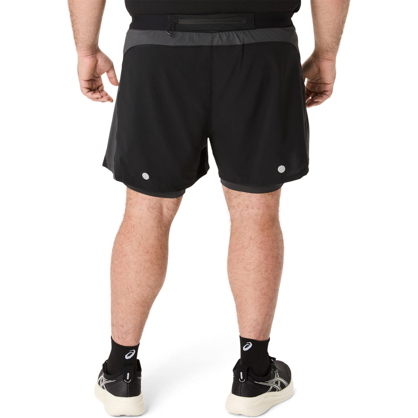Asics Road 2-in-1 5 inch Shorts Men's - Performance Black/Graphite Grey