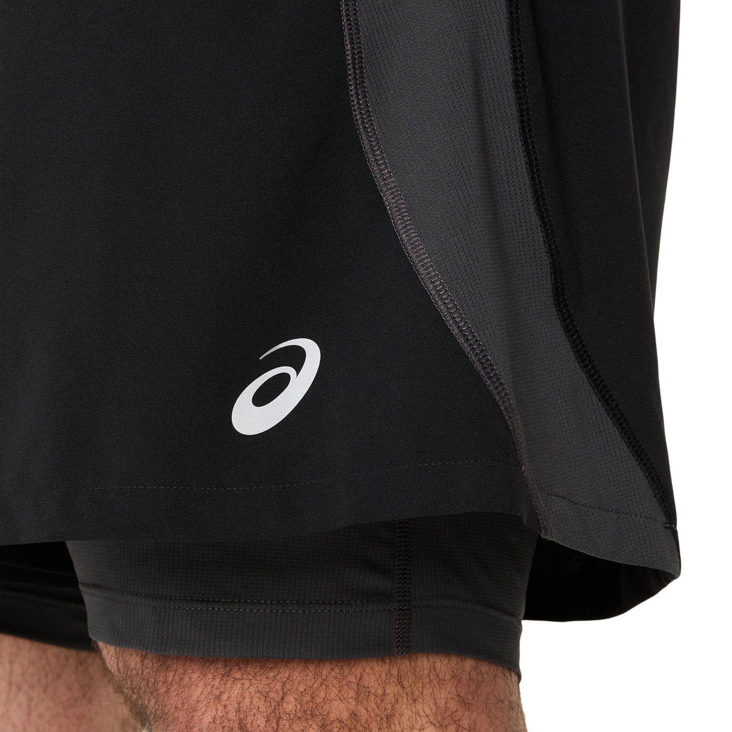 Asics Road 2-in-1 5 inch Shorts Men's - Performance Black/Graphite Grey