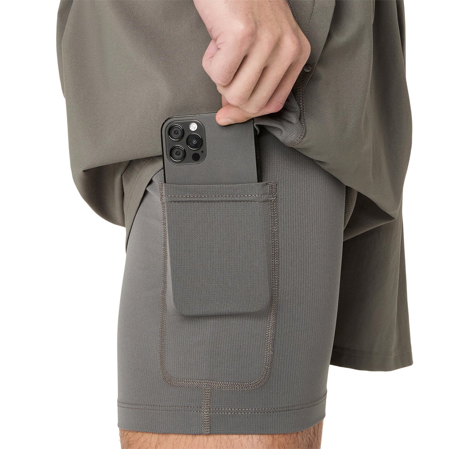 Asics Road 2-in-1 7 inch Shorts Men's - Truffle Grey