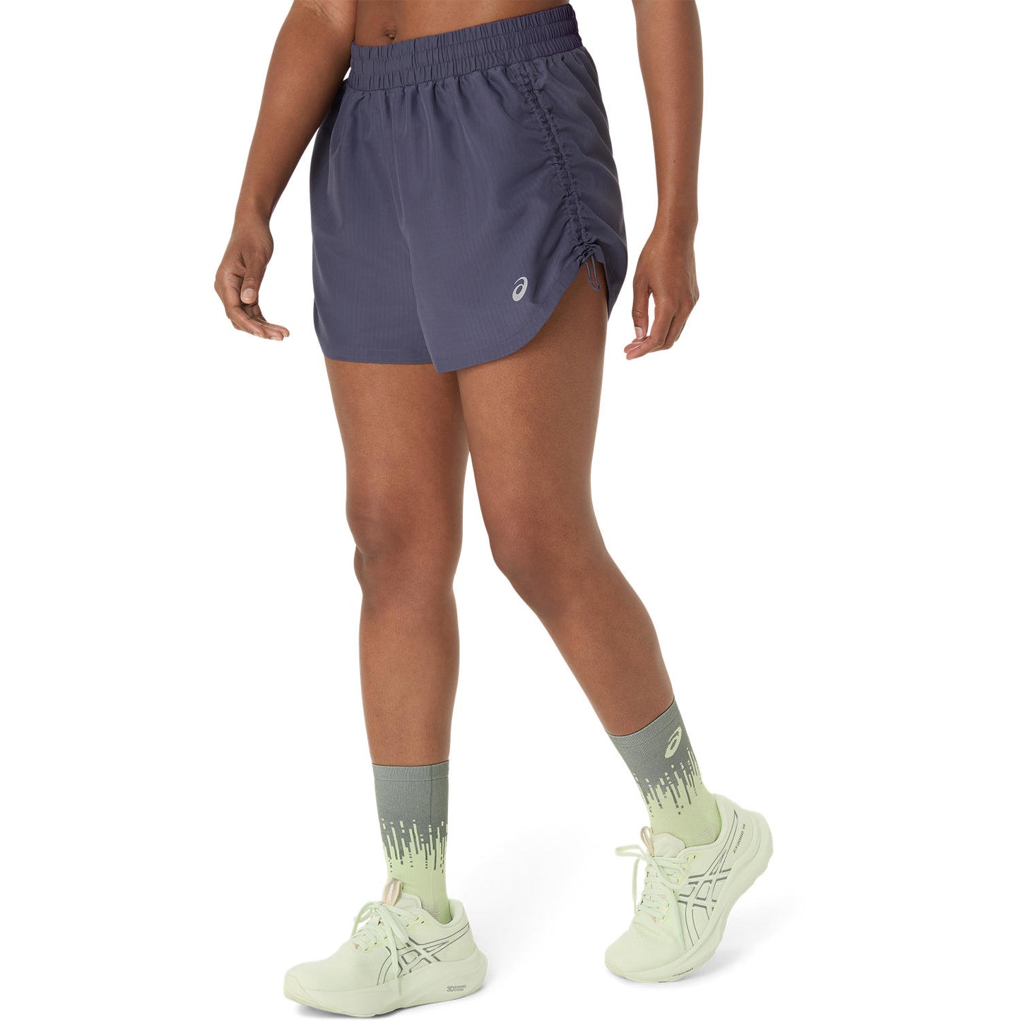 Asics Nagino Run Adjustable 4IN Shorts Women's - Indigo Fog