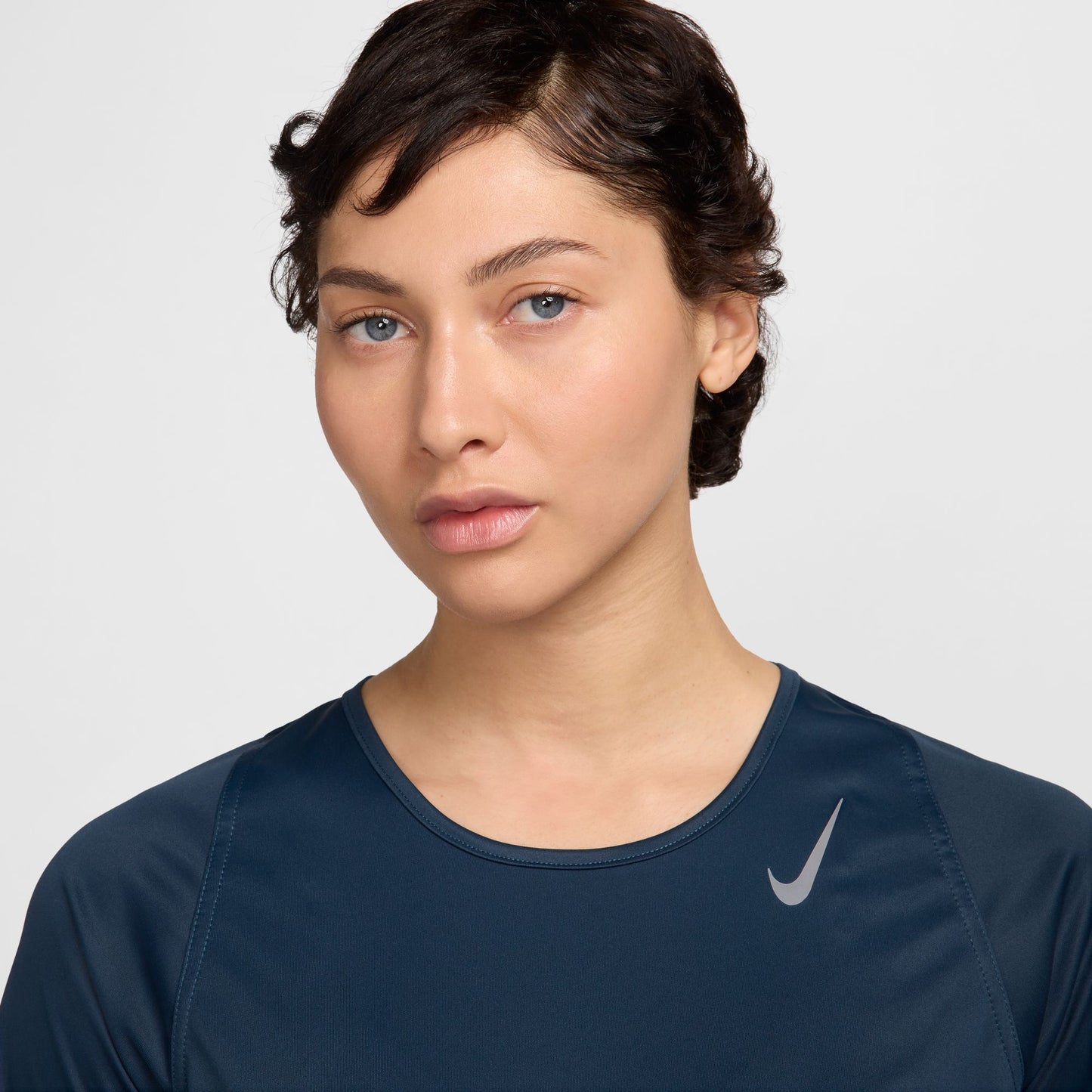 Nike Dri-Fit Race Top Women's - Amory Navy/Reflective Silver