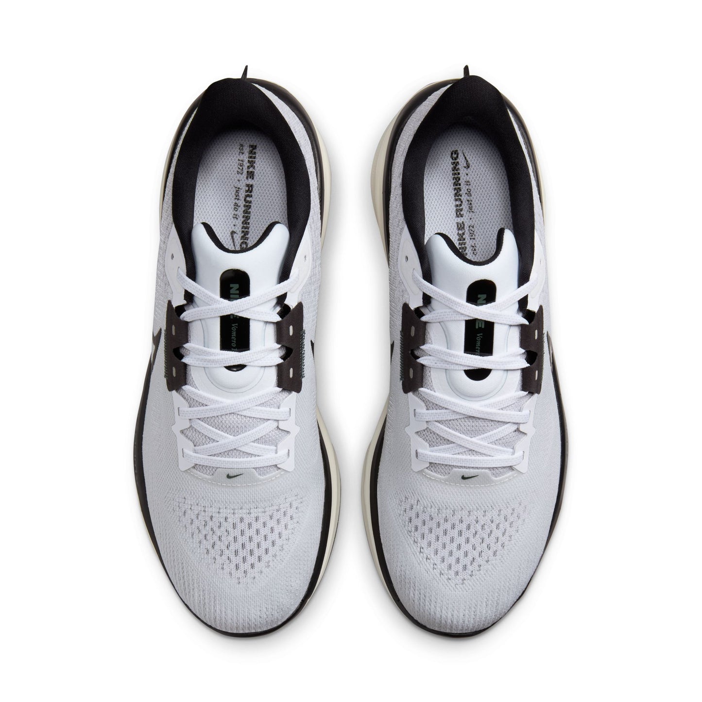 Nike Vomero 17 Men's Running Shoes - White/Black-Pure Platinum-Vintage Green