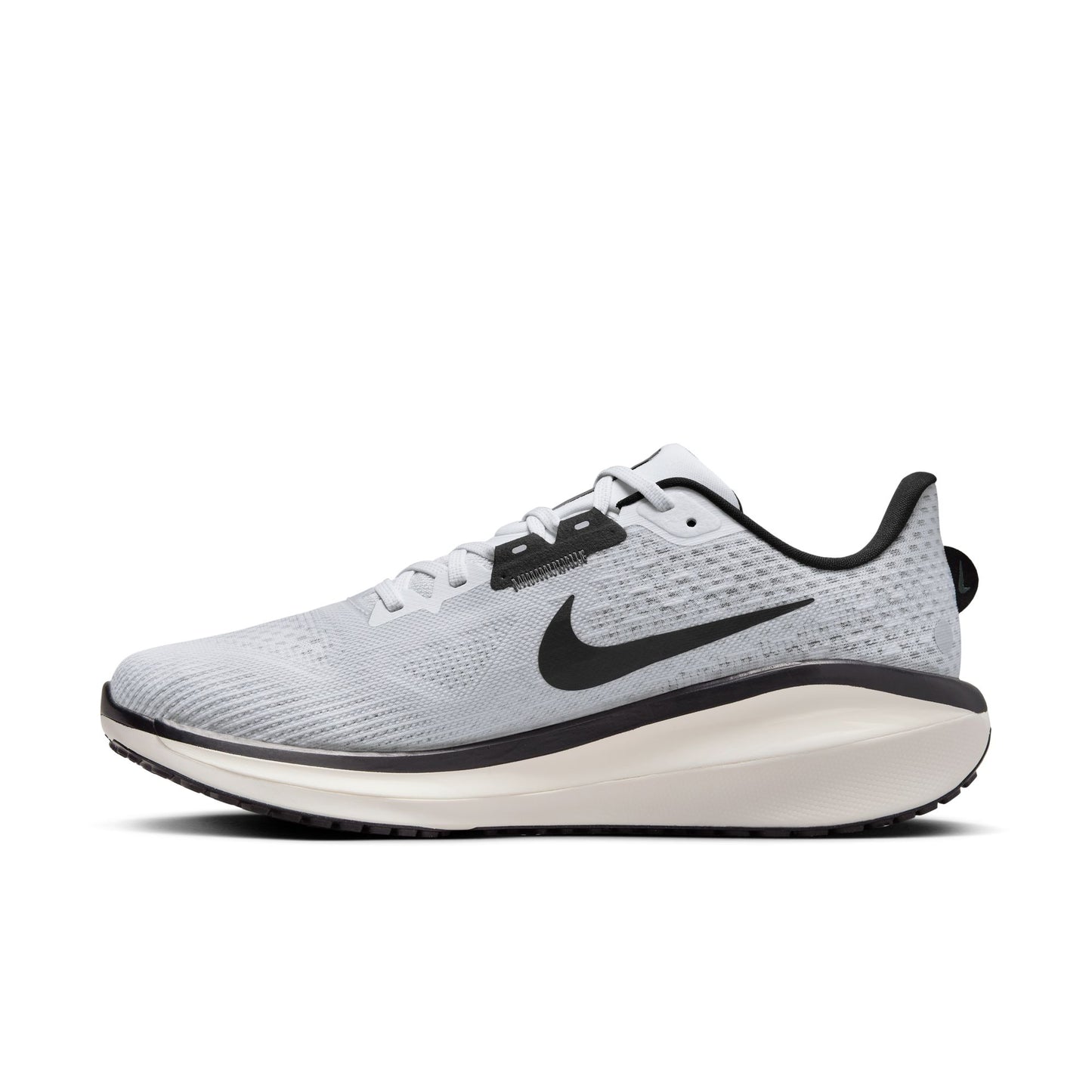 Nike Vomero 17 Men's Running Shoes - White/Black-Pure Platinum-Vintage Green