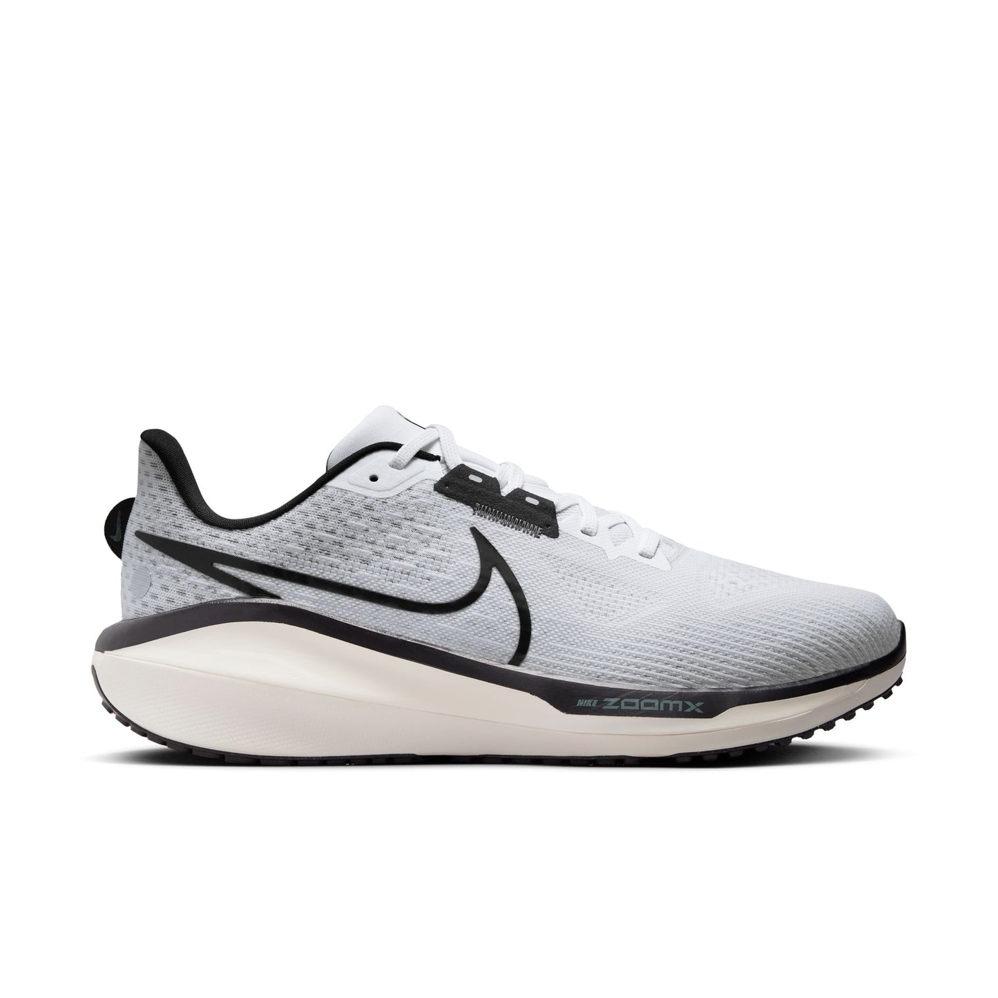 Nike Vomero 17 Men's Running Shoes - White/Black-Pure Platinum-Vintage Green