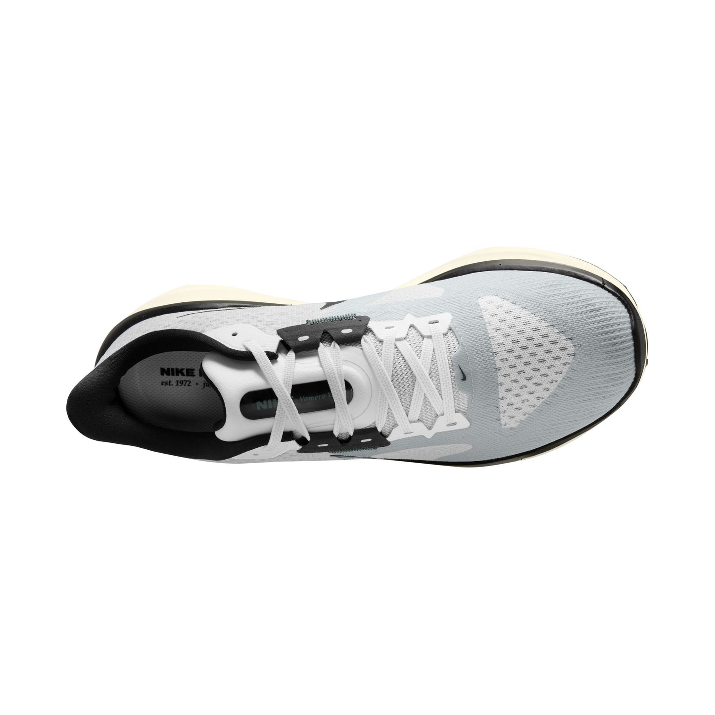 Nike Vomero 17 Men's Running Shoes - White/Black-Pure Platinum-Vintage Green
