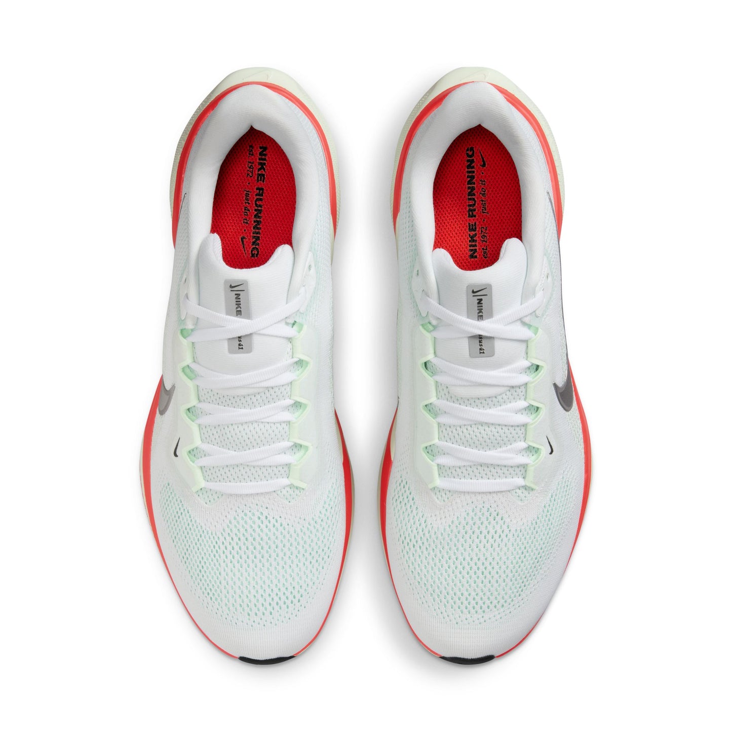 Nike Air Zoom Pegasus 41 Men's - White/Metallic Silver/Barely Green