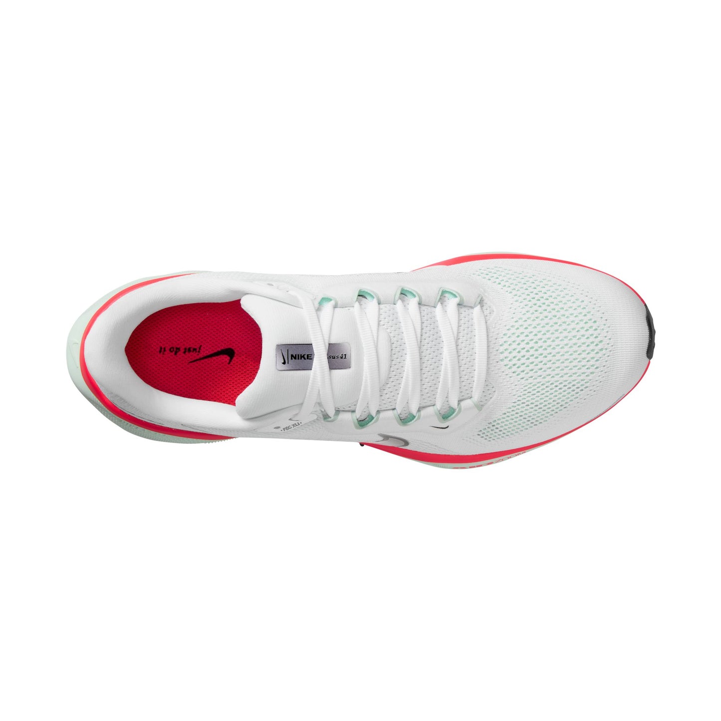 Nike Air Zoom Pegasus 41 Men's - White/Metallic Silver/Barely Green