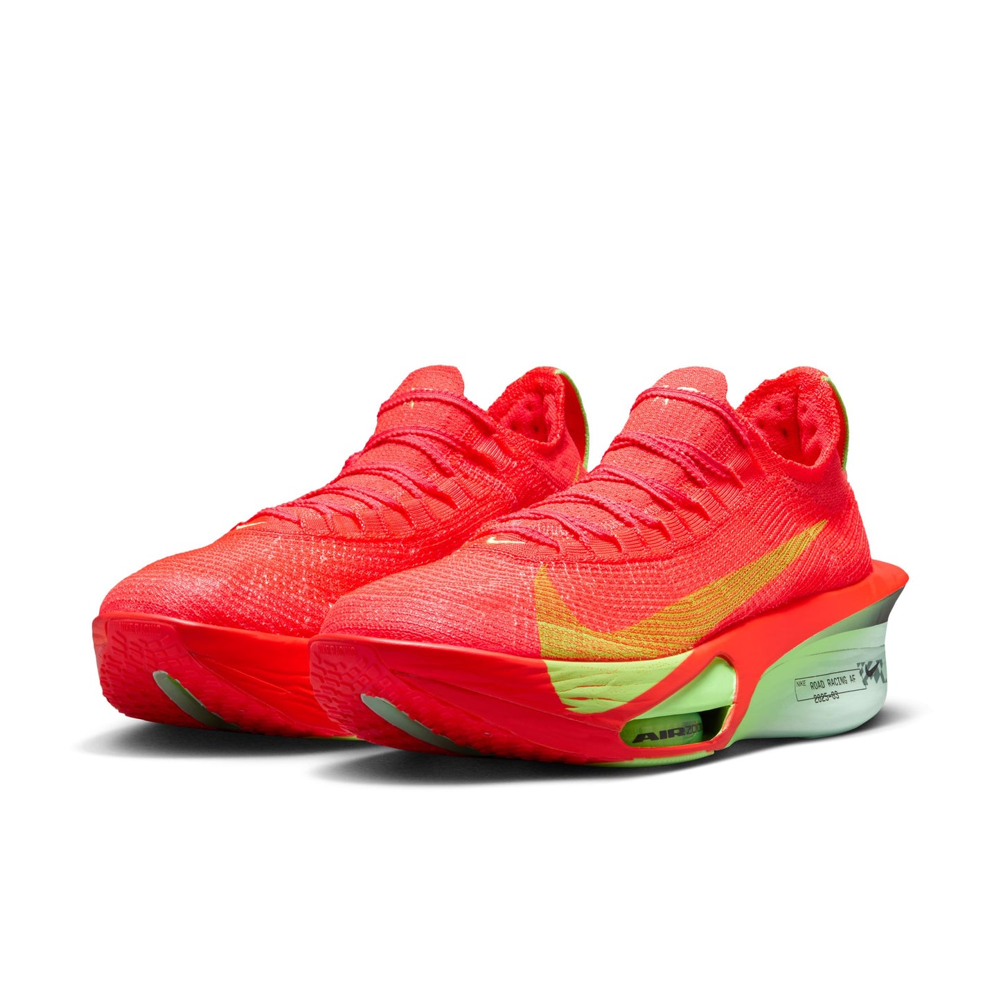 Nike Alphafly 3 Men's Road Running Shoes - Bright Crimson/Cave Purple-Lime Blast