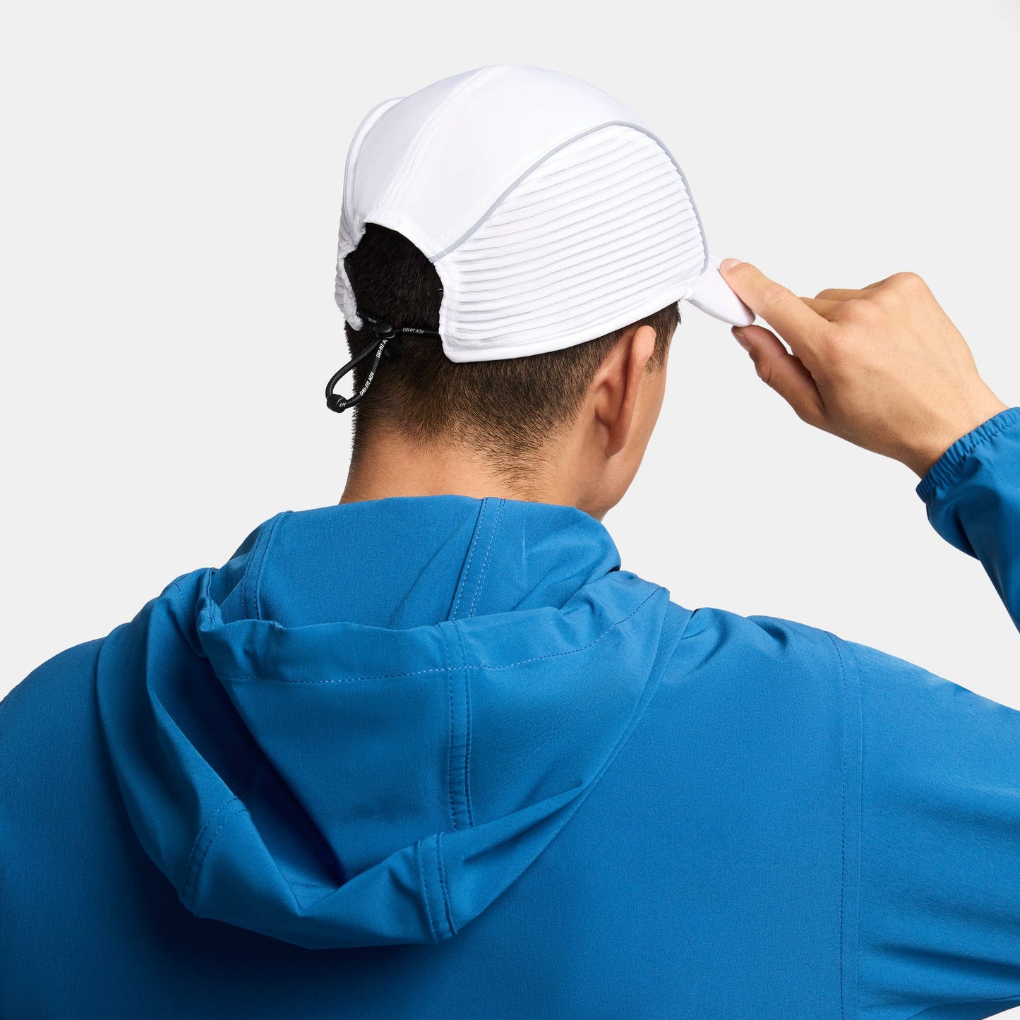 Nike Dri-FIT AVD FLY Unstructured AeroBill AeroAdapt Cap - White/Anthracite/Black