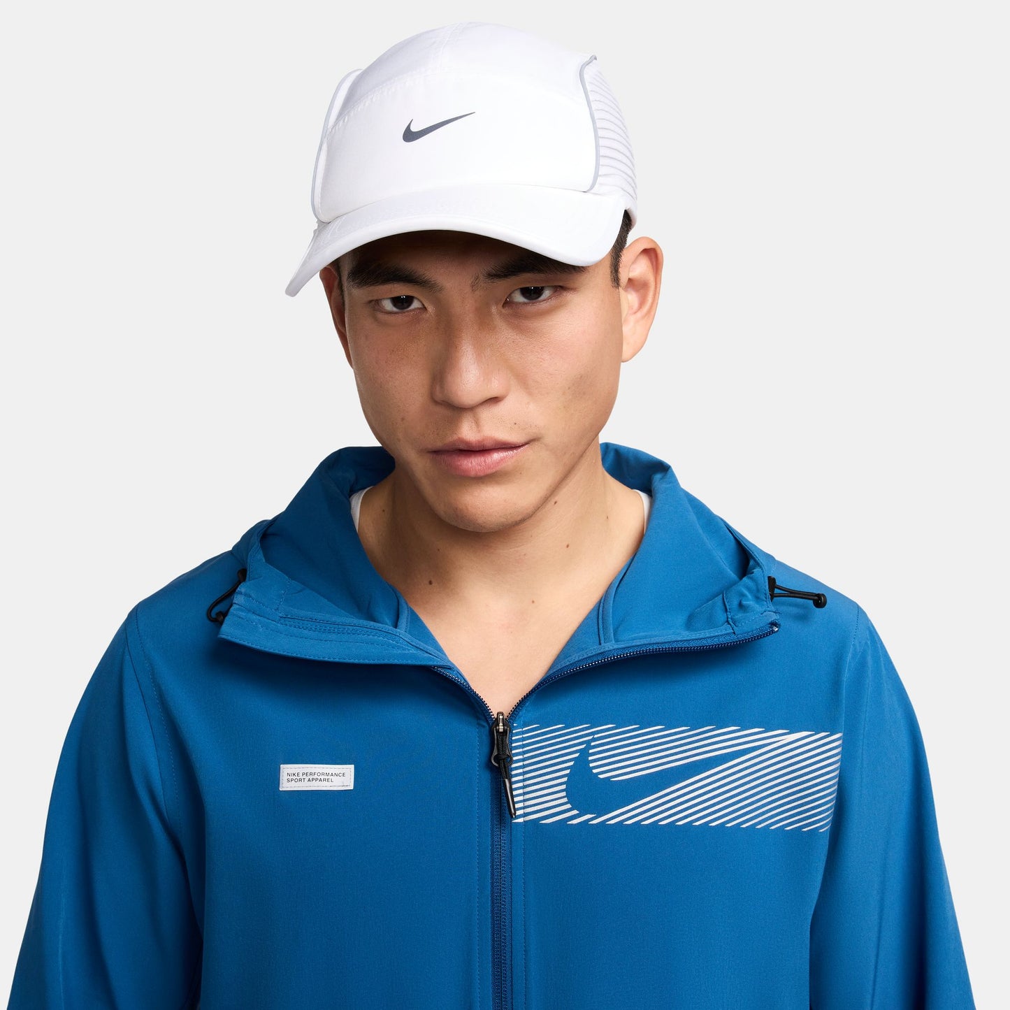 Nike Dri-FIT AVD FLY Unstructured AeroBill AeroAdapt Cap - White/Anthracite/Black