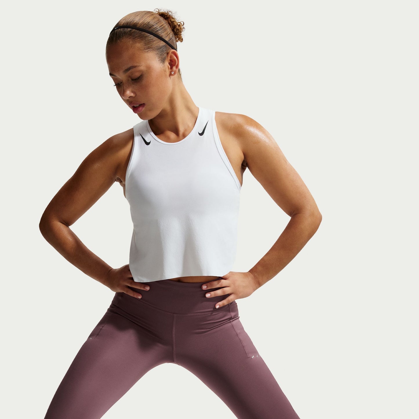 Nike Swift Women's High-Waisted 7/8 Running Leggings with Pockets - Tattoo