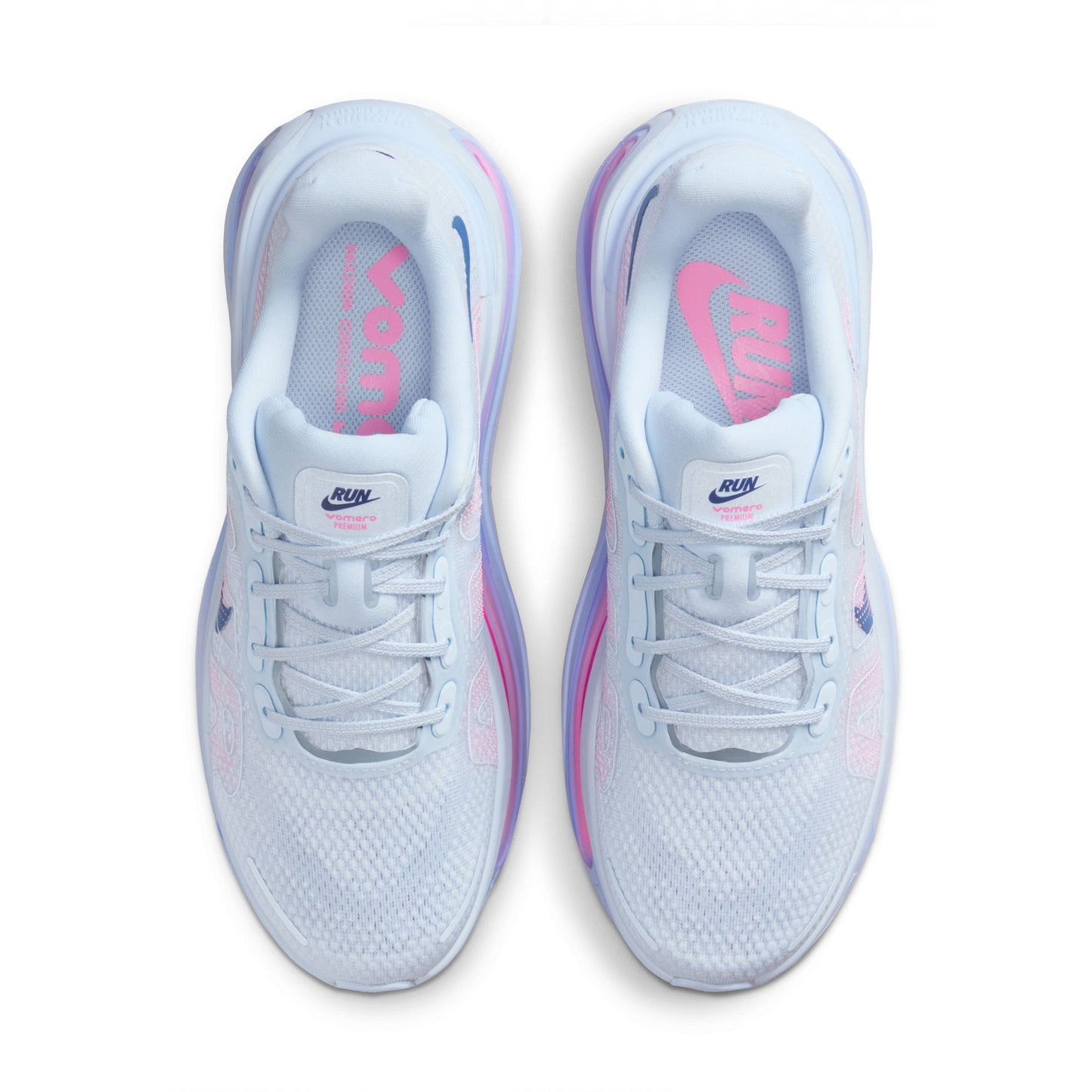 Nike Vomero Premium Women's Road Running Shoes - Blue Tint/Aluminum/Pink Spell/Deep Royal Blue
