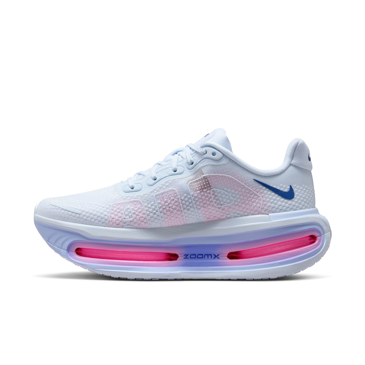 Nike Vomero Premium Women's Road Running Shoes - Blue Tint/Aluminum/Pink Spell/Deep Royal Blue