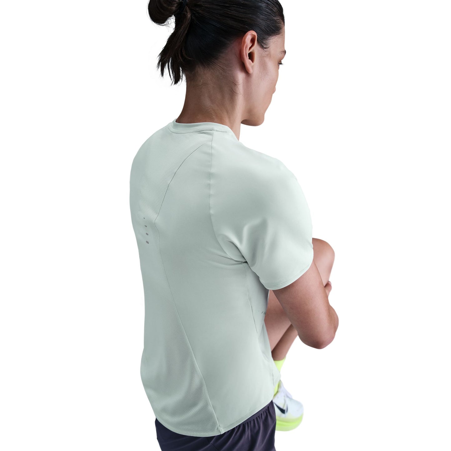 Nike Swift Dri-Fit Short Sleeve Top -Sail Reflective Silver