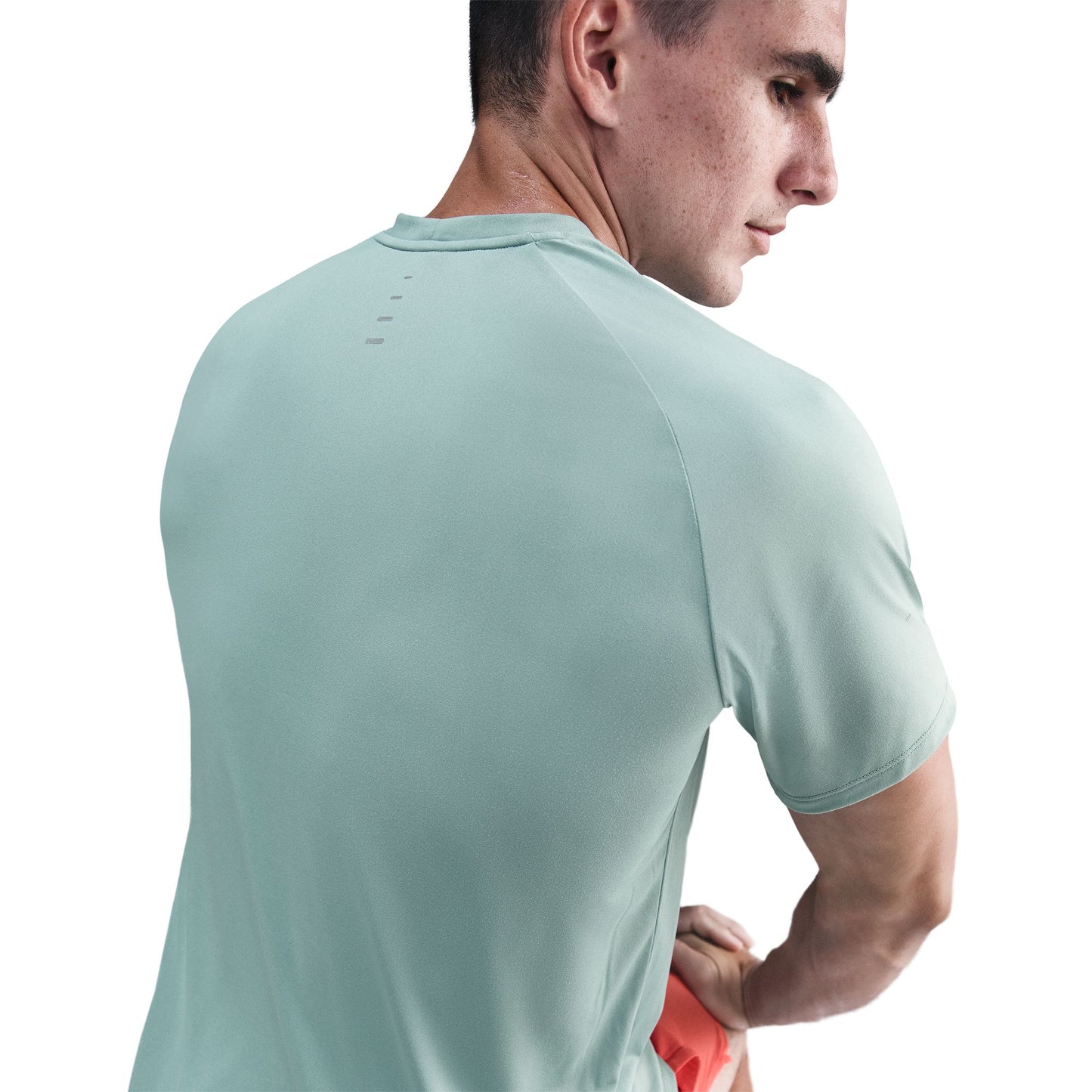 Nike Stride Men's Dri-FIT ADV Short-Sleeve Running Top - Cannon/Reflective Silver