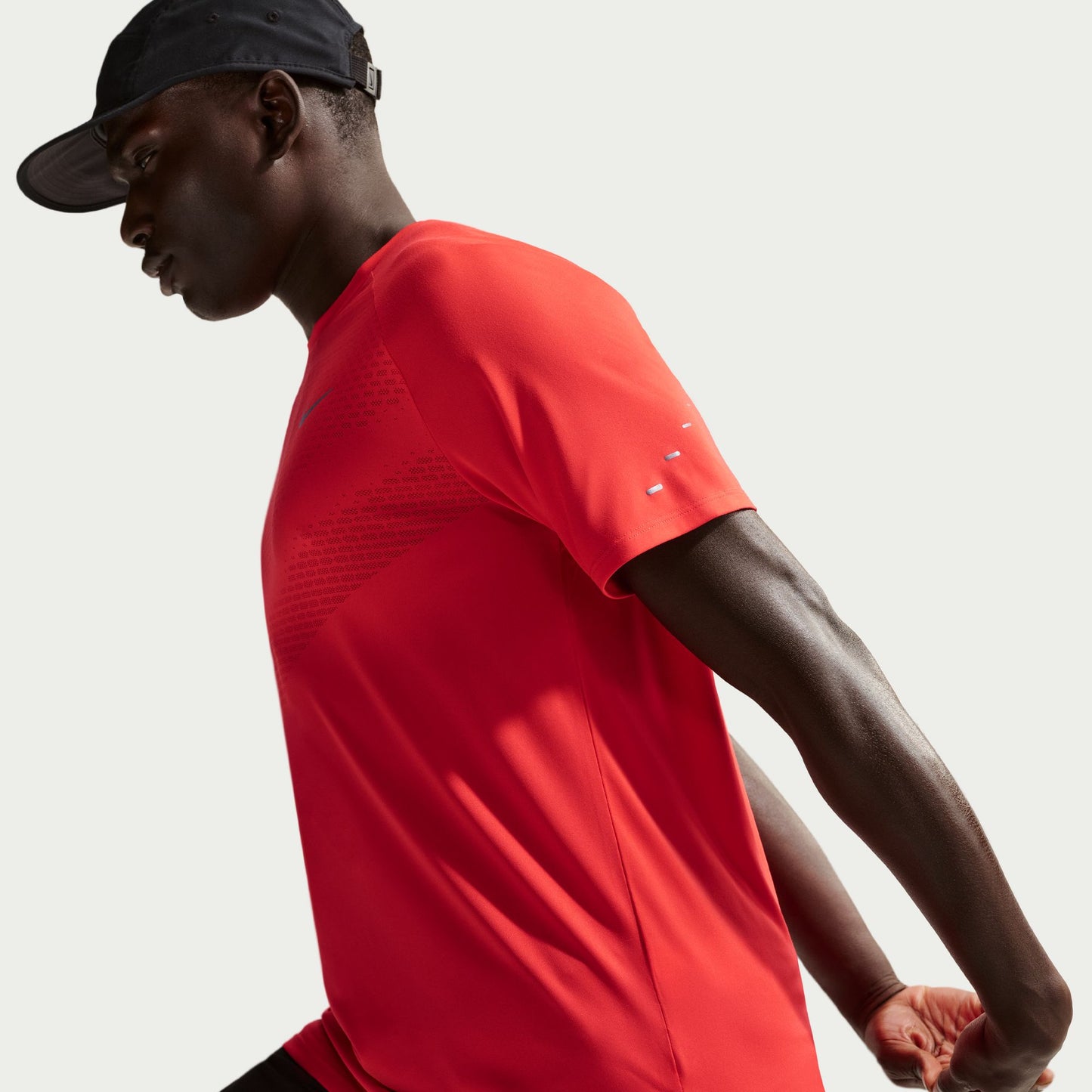 Nike Stride Men's Dri-FIT ADV Short-Sleeve Running Top - Light Crimson