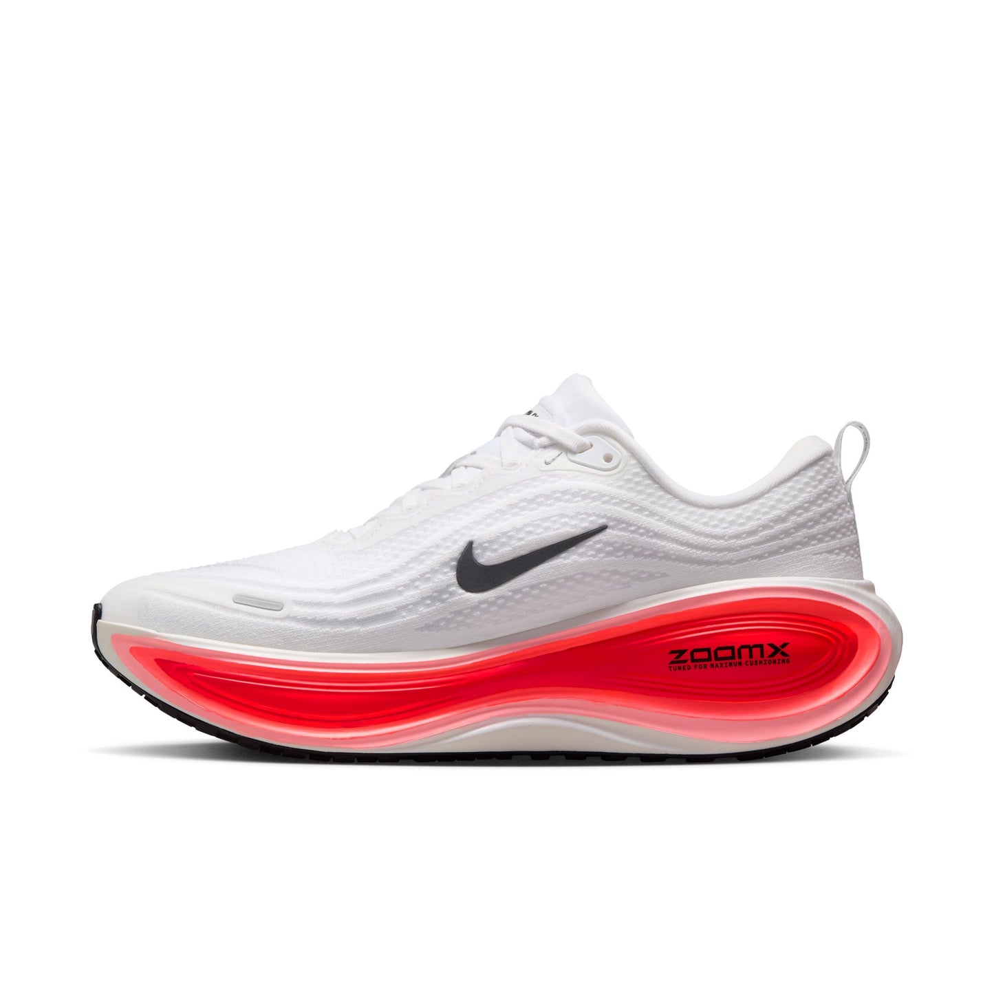 Nike Vomero Plus Men's Running Shoes - White & Bright Crimson