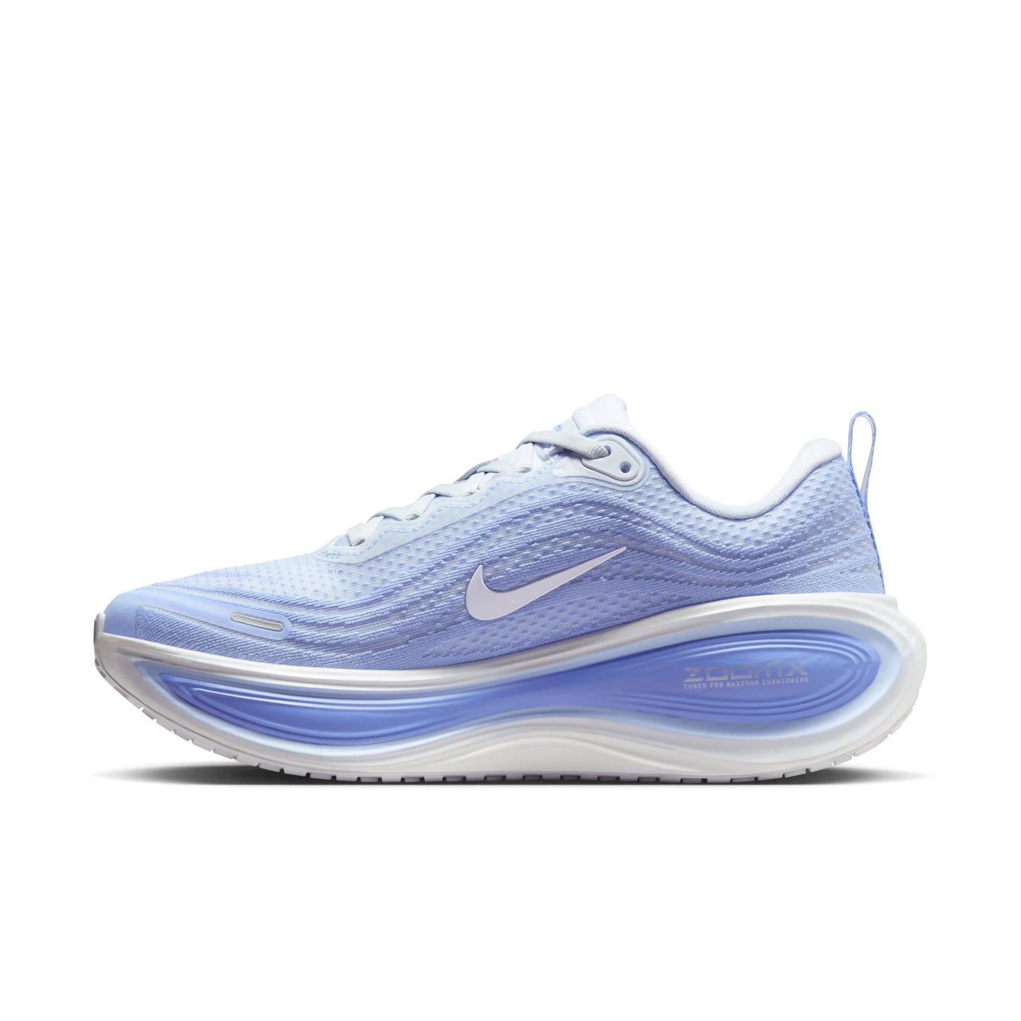 Nike Vomero Plus Women's Road Running Shoes - Football Grey/White/Aluminium/Royal Pulse