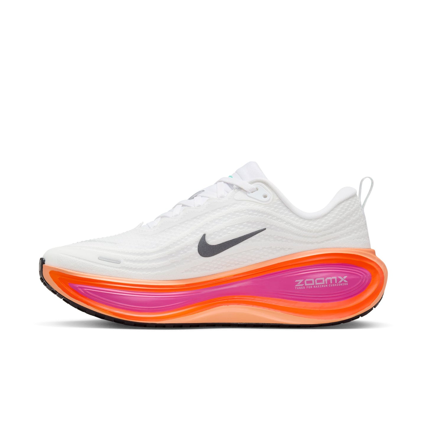 Nike Vomero Plus Women's Road Running Shoes -White/Fire Pink/Hyper Crimson/Black