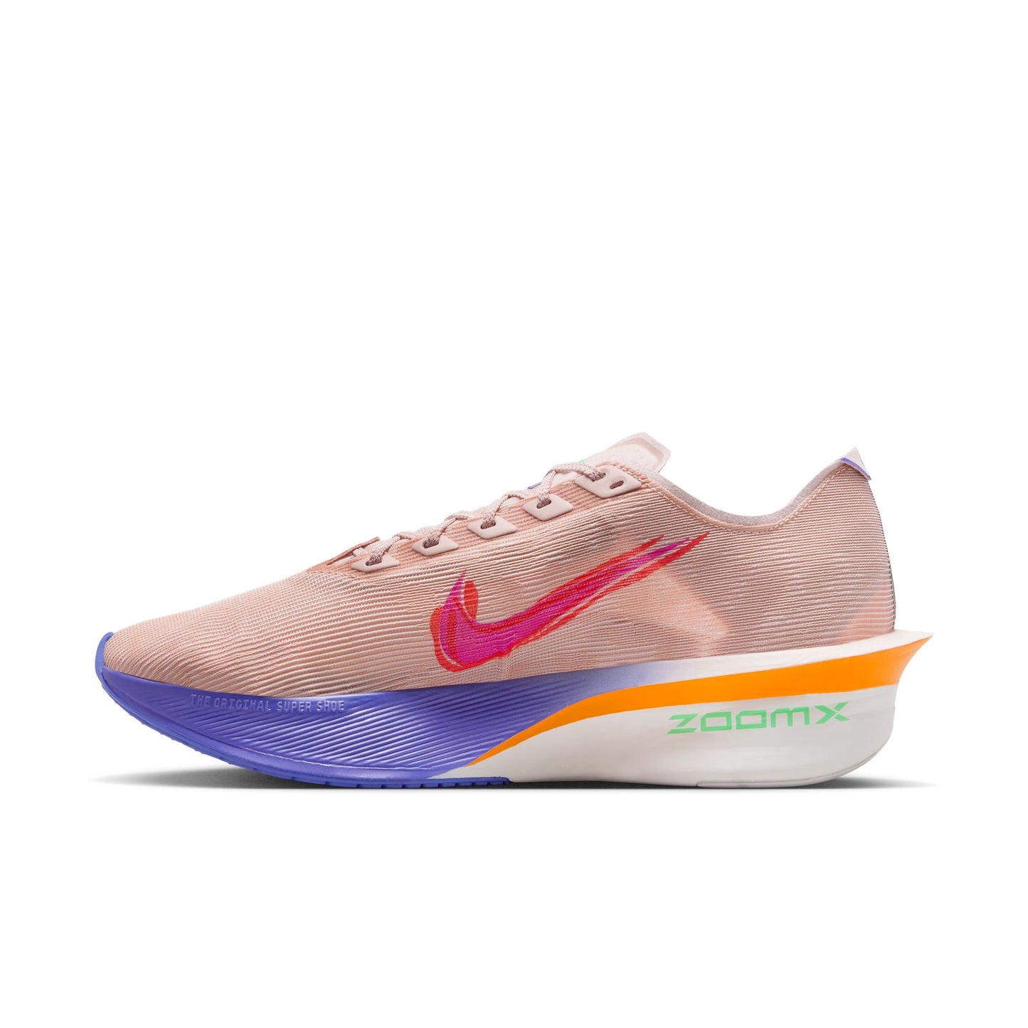 Nike Vaporfly 4 Men's - Silt Red/Fire Pink/Bright Ceramic/Green Shock