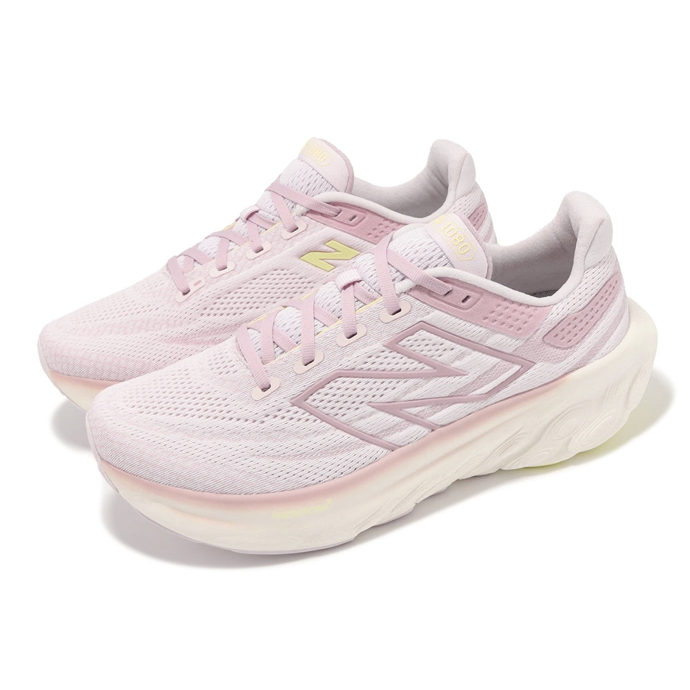 New Balance Fresh Foam X 1080v13 Women's- Pink granite with orb pink and limelight