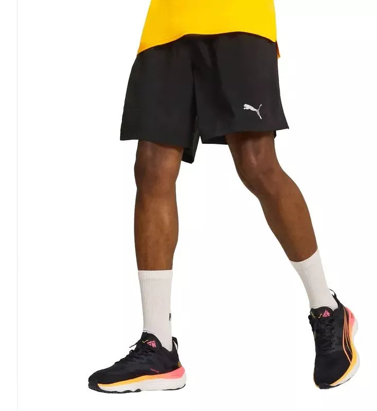 Puma Run Favourite Velocity 7" Shorts Men's - Black-Sunset Glow