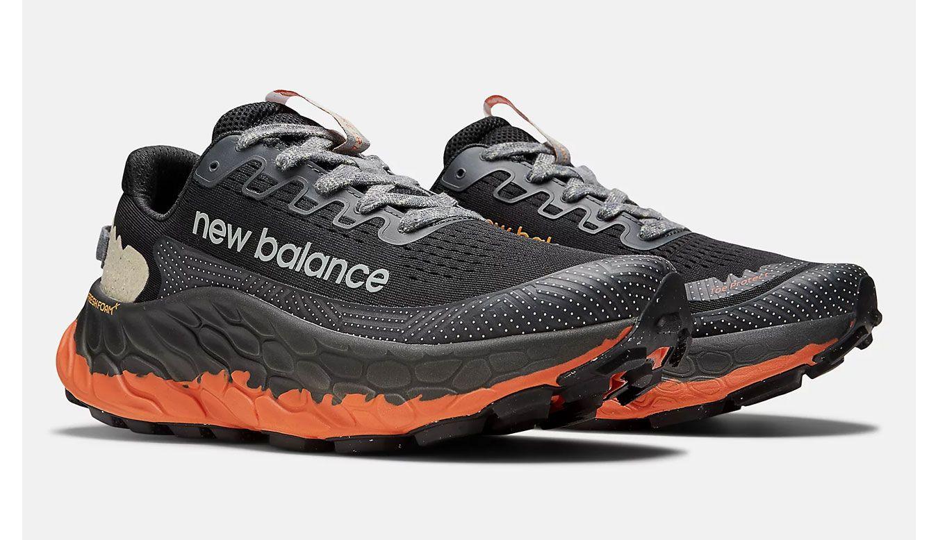 New Balance Fresh Foam X More Trail V3 Men's Black Cayenne - The Sweat Shop