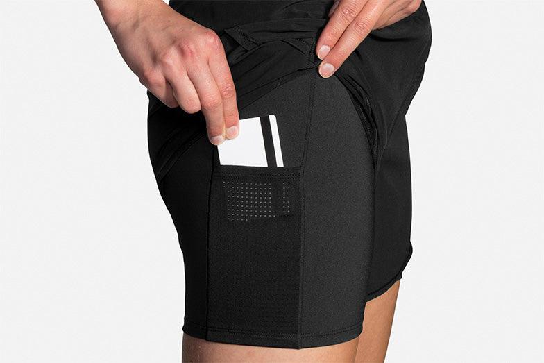 Brooks Chaser 5" 2-IN-1 Short Women's - The Sweat Shop