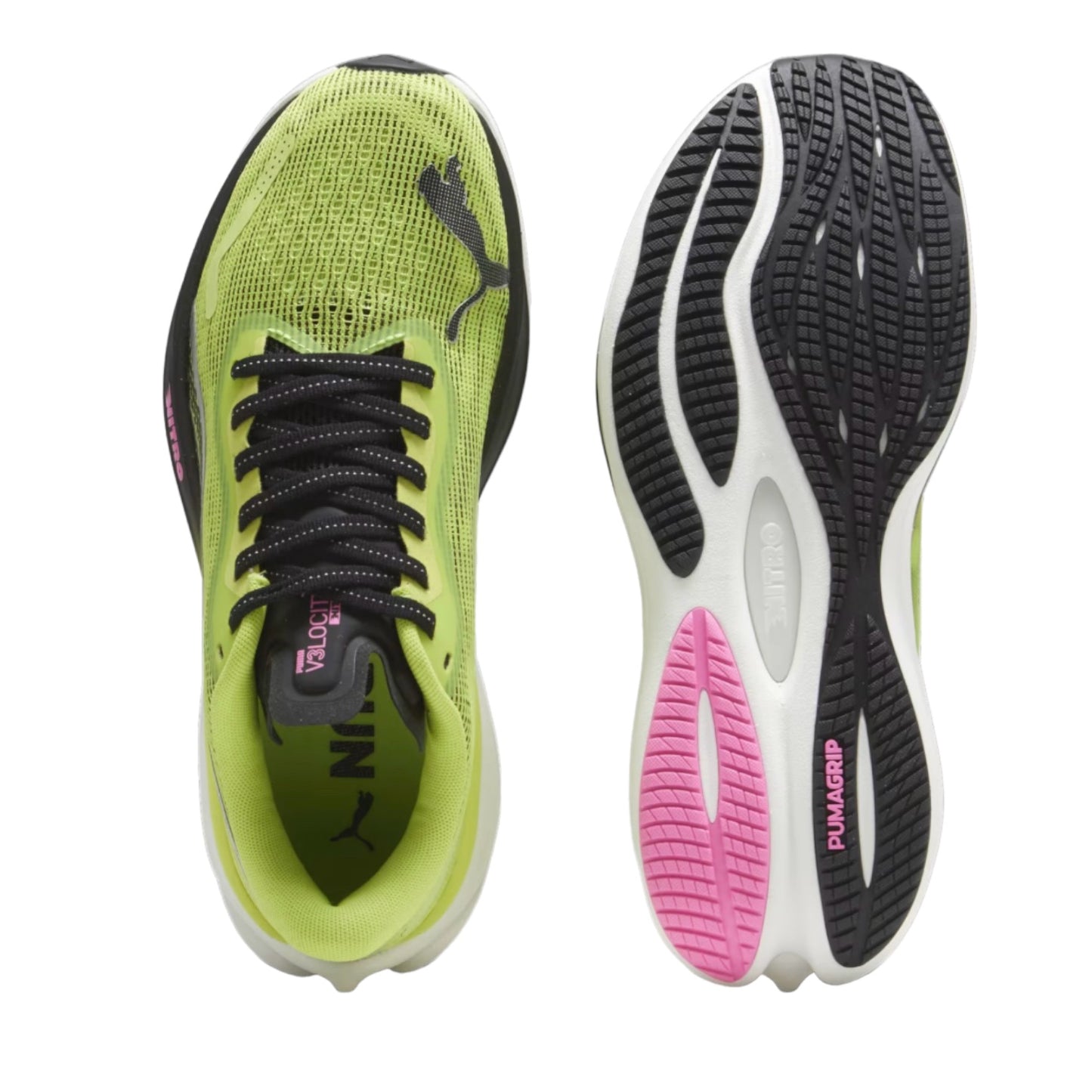 Puma Velocity Nitro 3 Women's - Lime Pow-Black-Poison Pink