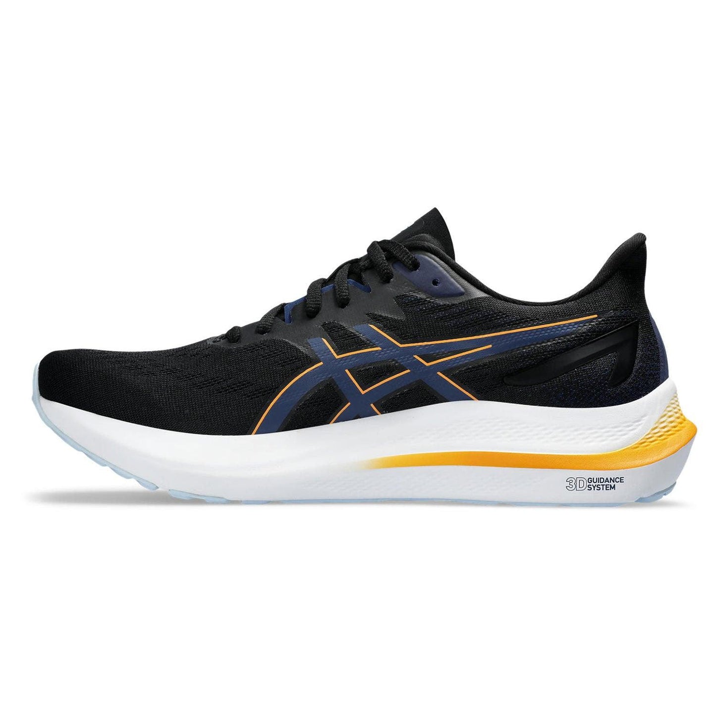 Asics GT-2000 12 Men's - BLACK/FELLOW YELLOW - The Sweat Shop