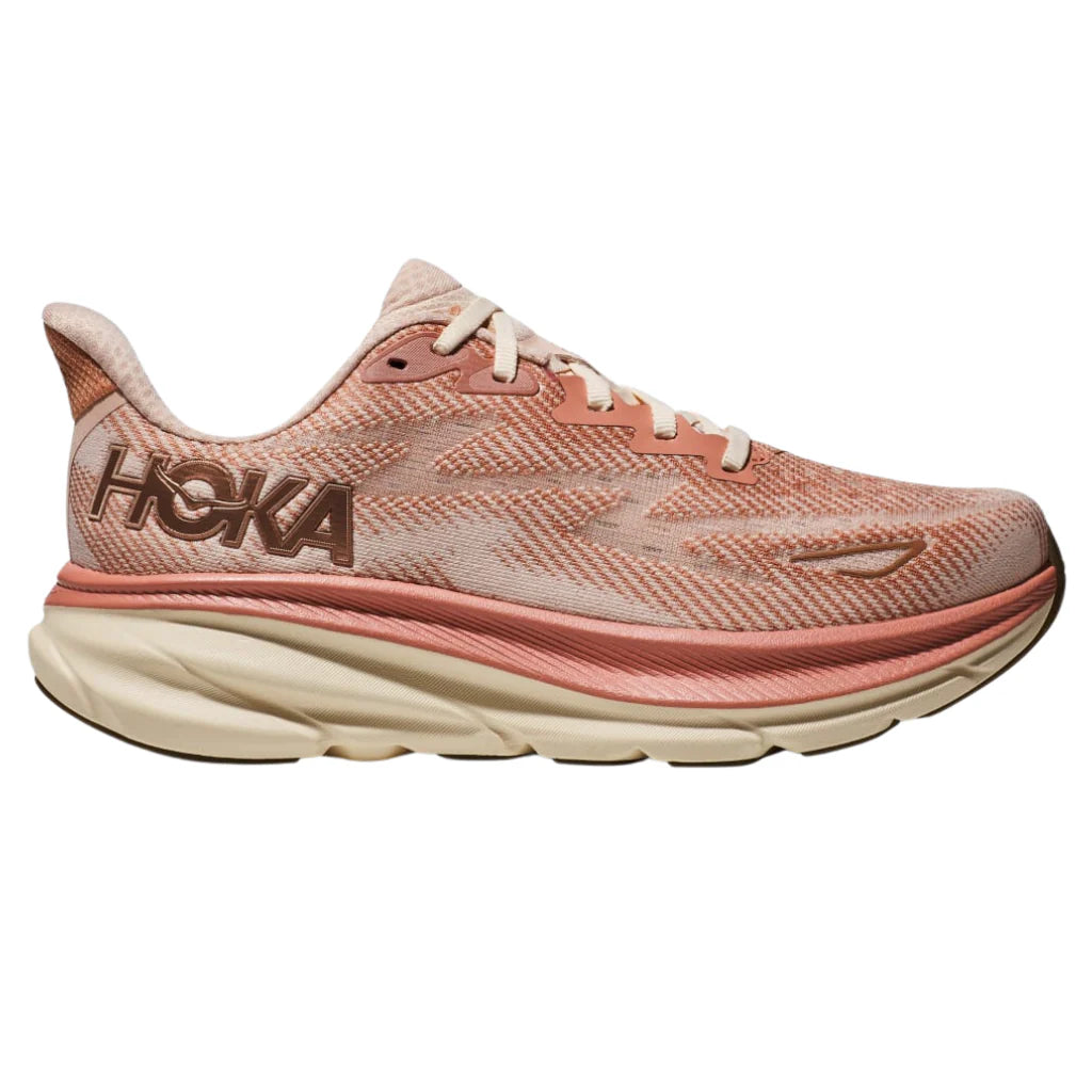 Hoka Clifton 9 Women's - Sandstorm/Cream