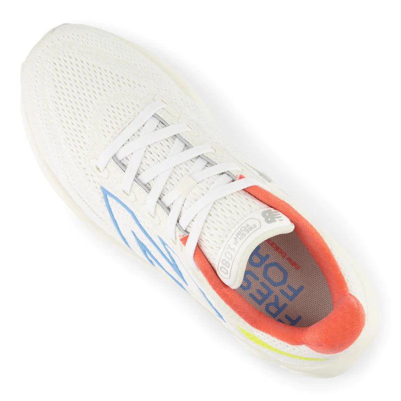 New Balance Fresh Foam X 1080v13 wide Women's- White/Orange/Blue