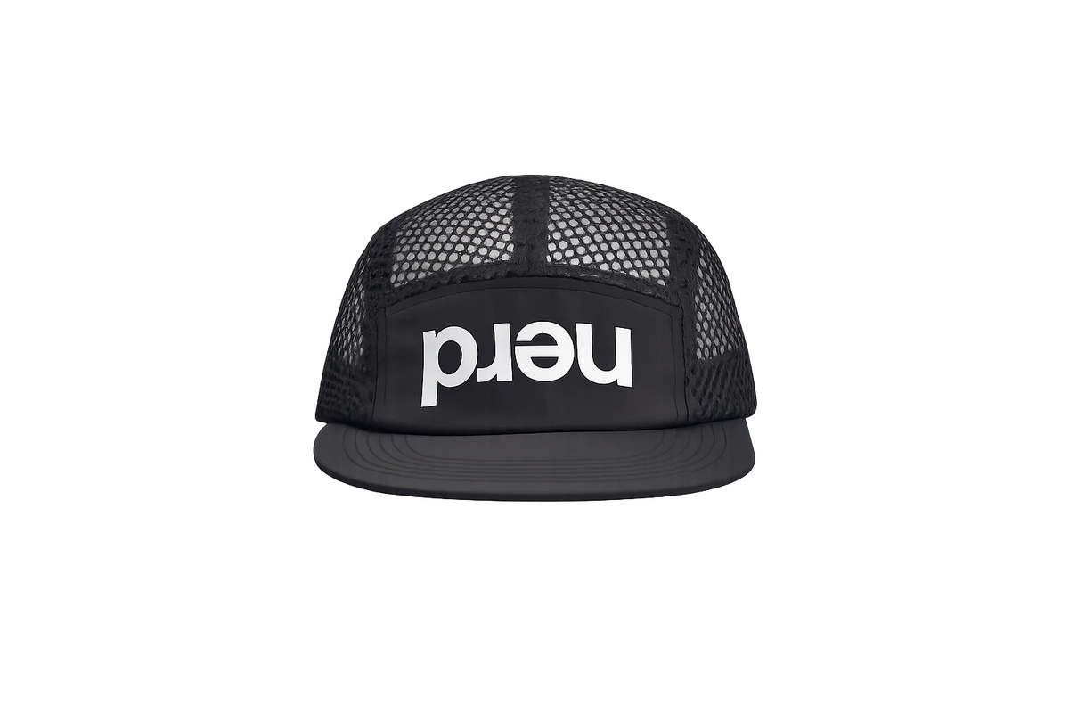 Nerd Airhead Hat - Black