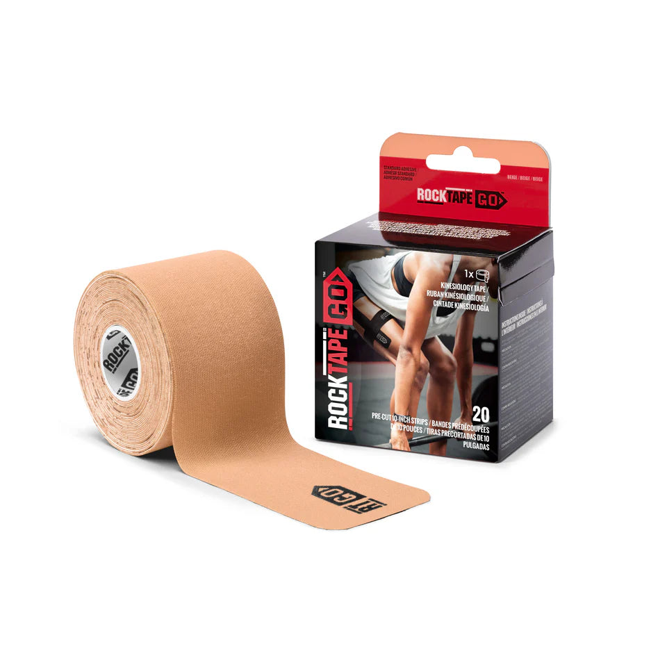 RockTape GO PRECUT Kinesiology Tape
