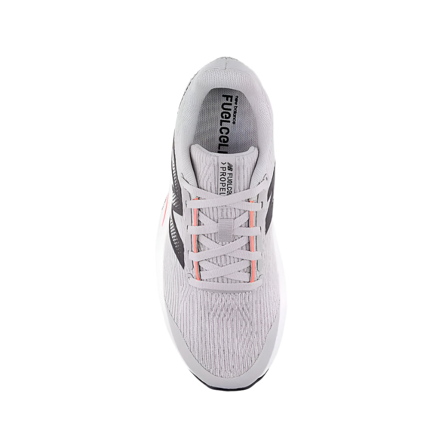 New Balance Fuelcell Propel v5 Kids - Raincloud/Urgent Red and White
