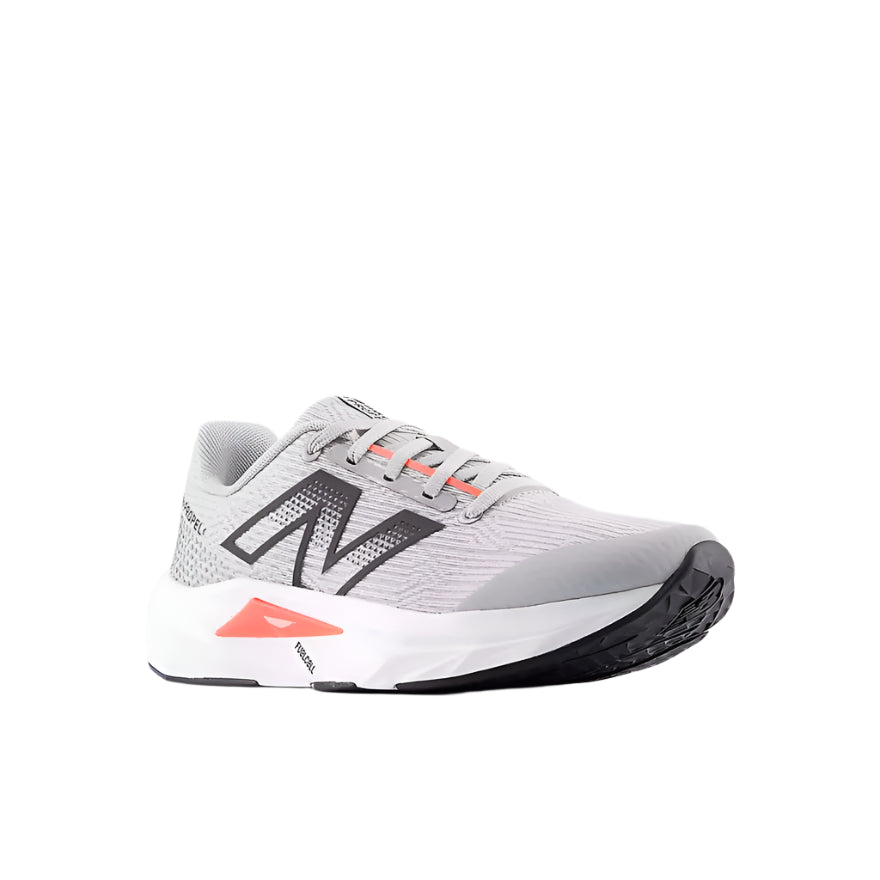 New Balance Fuelcell Propel v5 Kids - Raincloud/Urgent Red and White